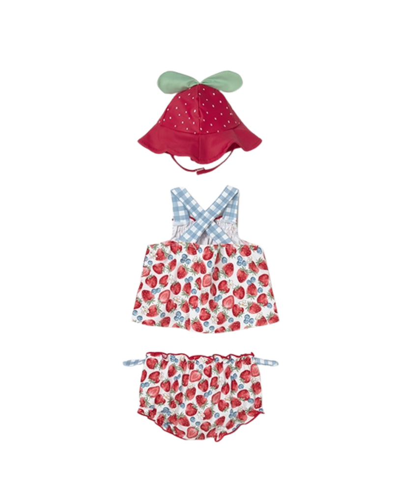 Red Strawberry Swimsuit