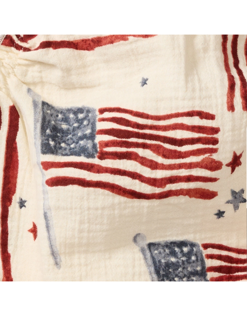 Burt's Bees American Flag Girl Tank & Shorts Set