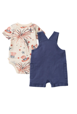 Burt's Bees Uncle Sam Baby Boy Romper & Bodysuit