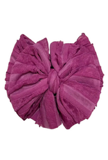 rockin royalty Berry Ruffled Headband