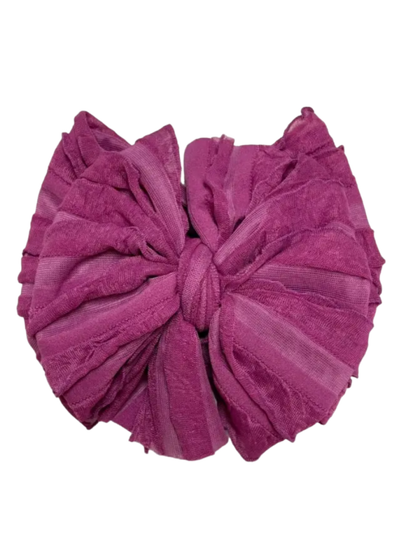 rockin royalty Berry Ruffled Headband