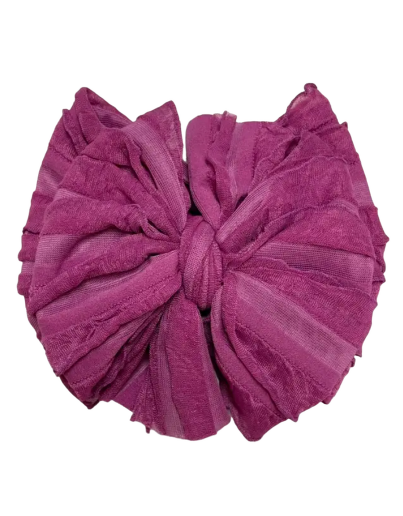 rockin royalty Berry Ruffled Headband