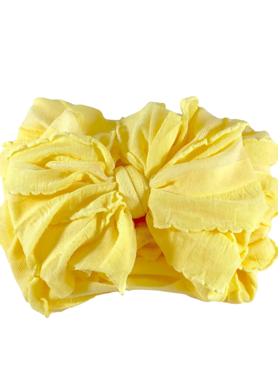 rockin royalty Buttercup Ruffled Headband