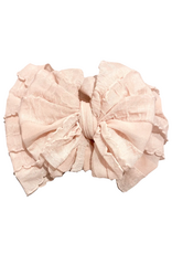 rockin royalty Peachy Keen Ruffled Headband