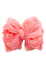 rockin royalty Pink Grapefruit Ruffled Headband