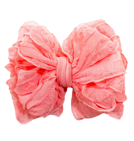 rockin royalty Pink Grapefruit Ruffled Headband