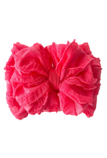 rockin royalty Coral Ruffled Headband