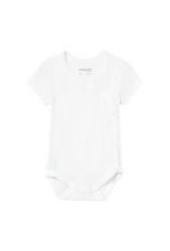 White Short Sleeve Onesie