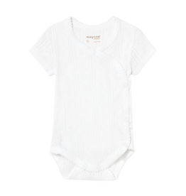 White Short Sleeve Onesie