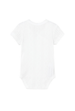 White Short Sleeve Onesie