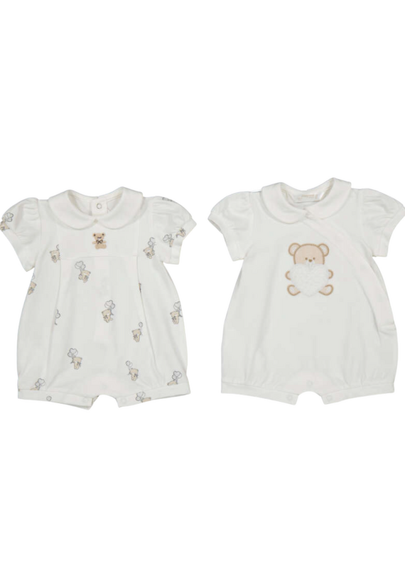 Natural Short Sleeve Onesie