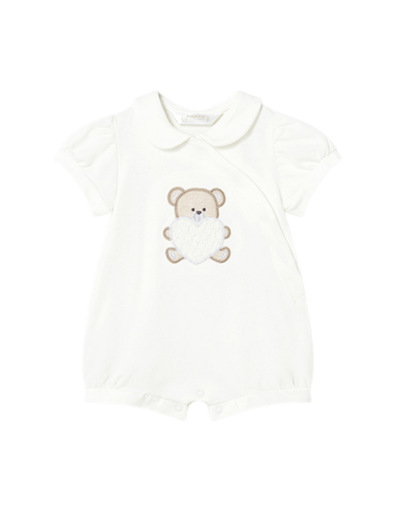 Natural Short Sleeve Onesie