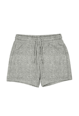 Heather Gray Basic Fleece Shorts