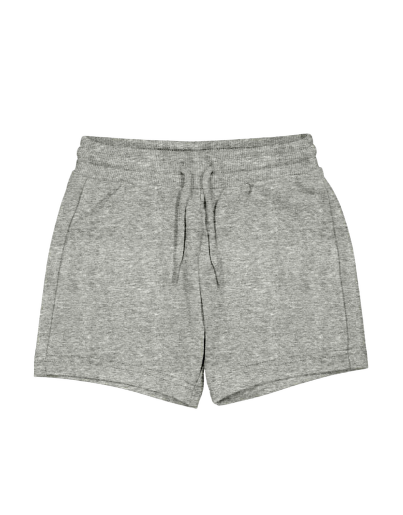 Heather Gray Basic Fleece Shorts