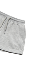 Heather Gray Basic Fleece Shorts