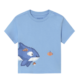 Sky Blue Shark T-shirt