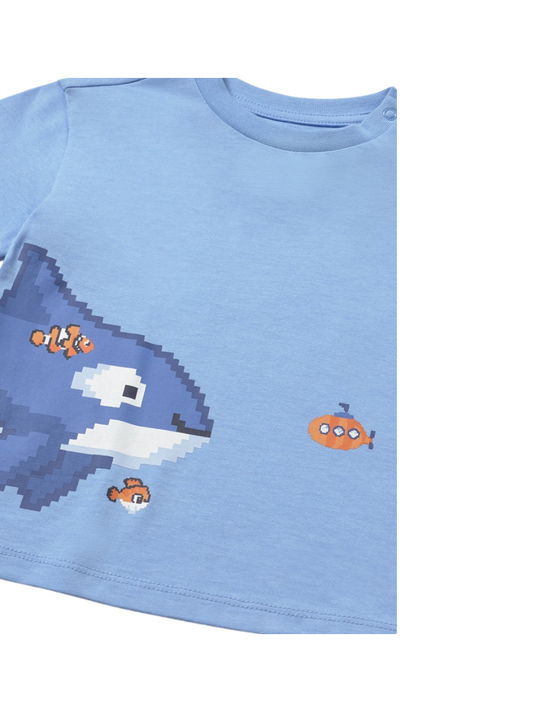 Sky Blue Shark T-shirt