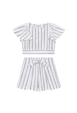 Striped Skirt Set