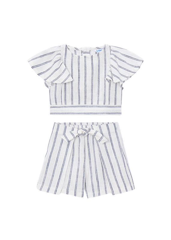Striped Skirt Set