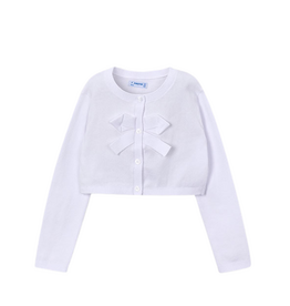 White Knit Cardigan