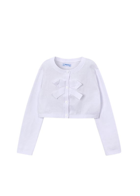 White Knit Cardigan