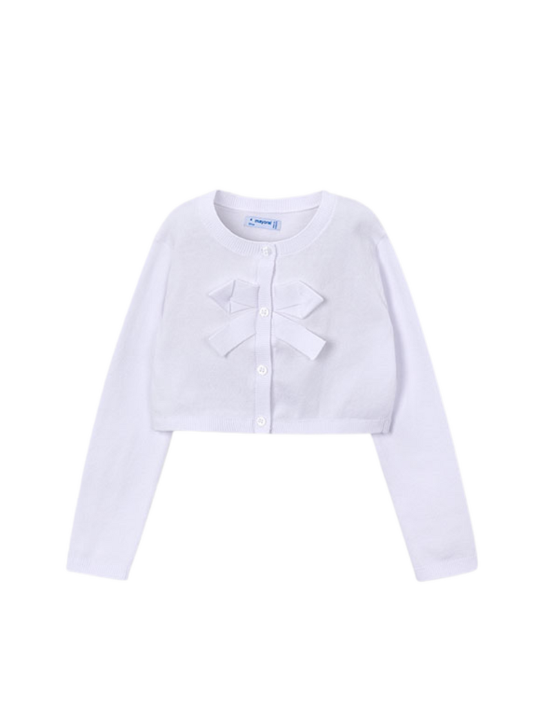 White Knit Cardigan