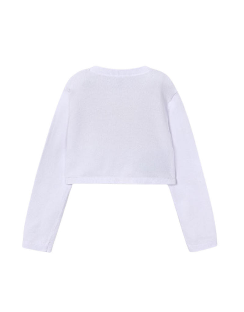 White Knit Cardigan