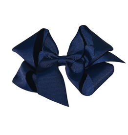 Bows Arts Navy Big (5in) Grosgrain Bow