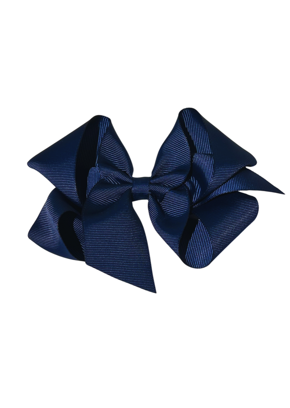 Bows Arts Navy Big (5in) Grosgrain Bow