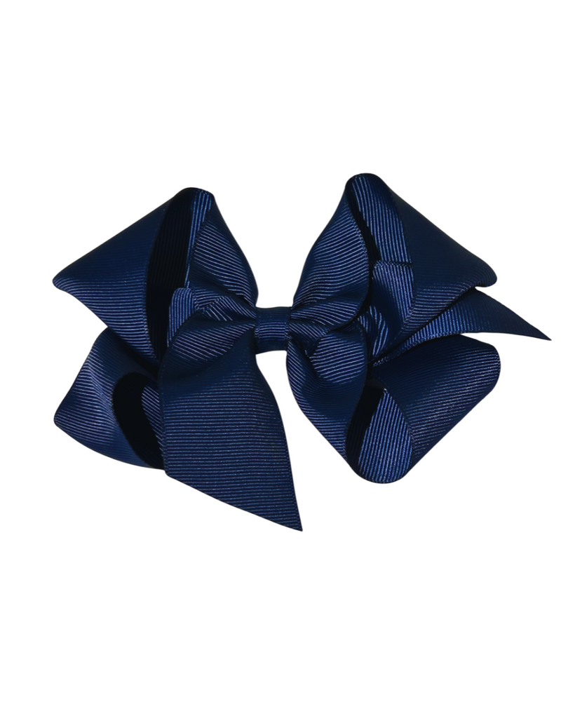 Bows Arts Navy Big (5in) Grosgrain Bow