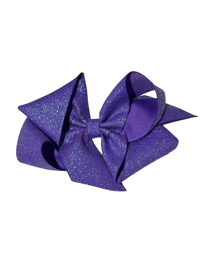 Bows Arts Big (5in) Diamond Dust Grosgrain Purple