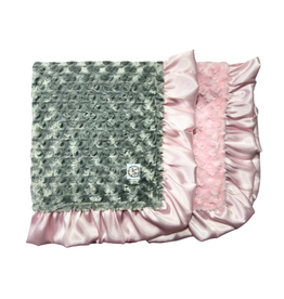 Silver Icicle Double Plush Blanket