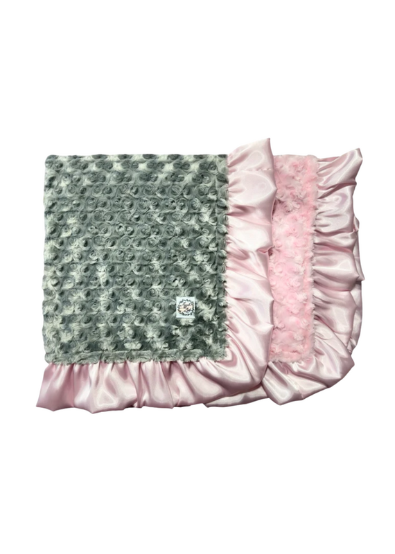 Silver Icicle Double Plush Blanket