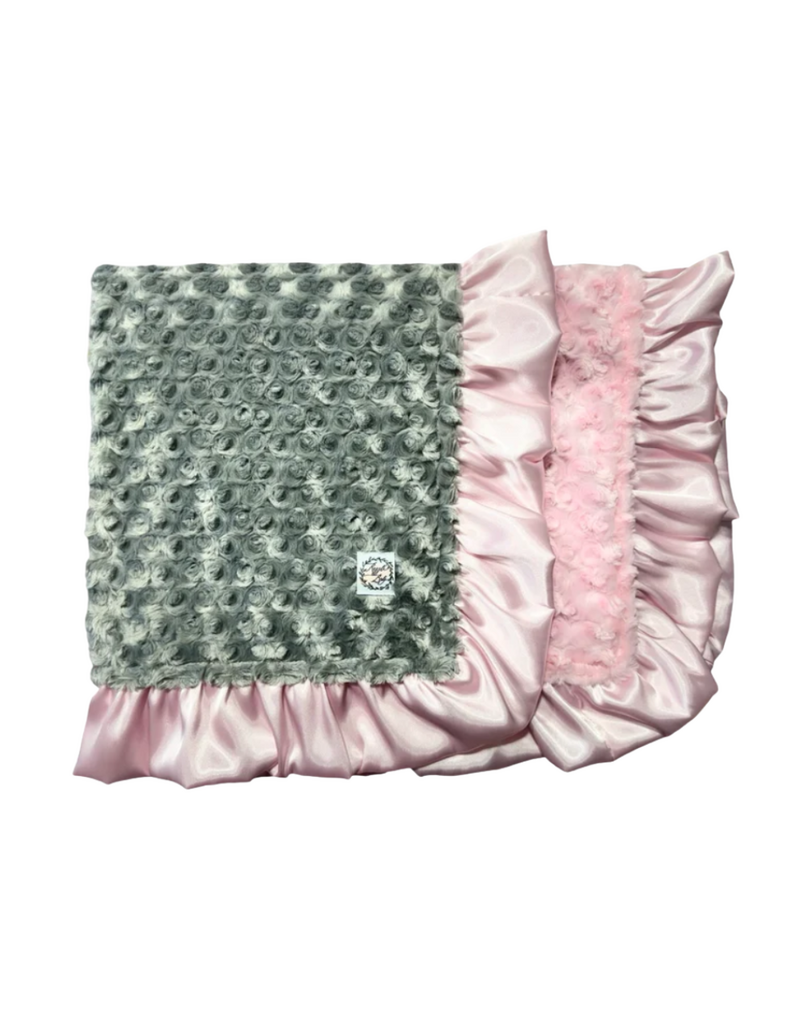 Silver Icicle Double Plush Blanket