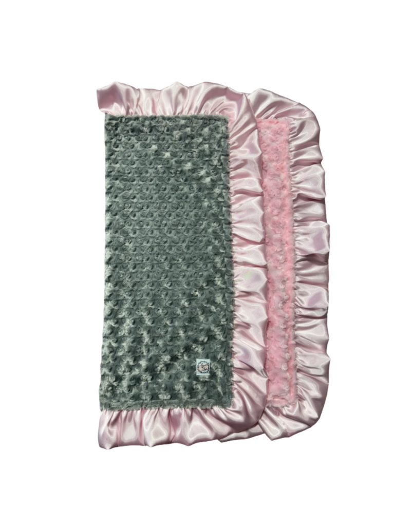 Silver Icicle Double Plush Blanket