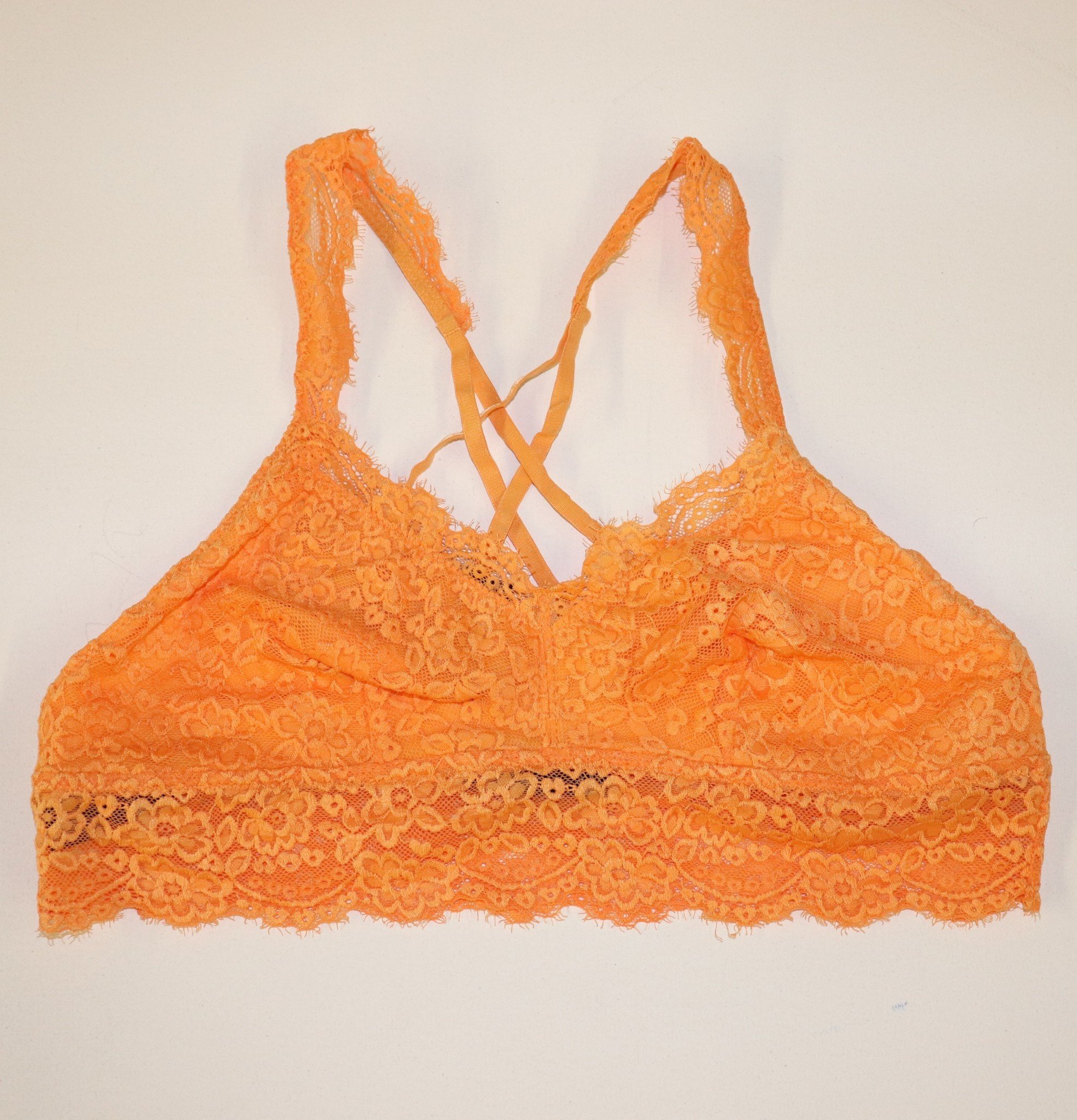 orange bralette