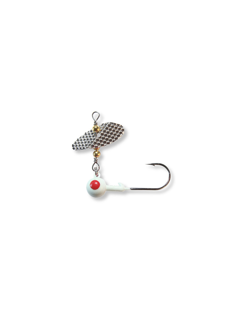 Spin A Jig by Pk Lures Pink Pearl Glow / 1/4 oz