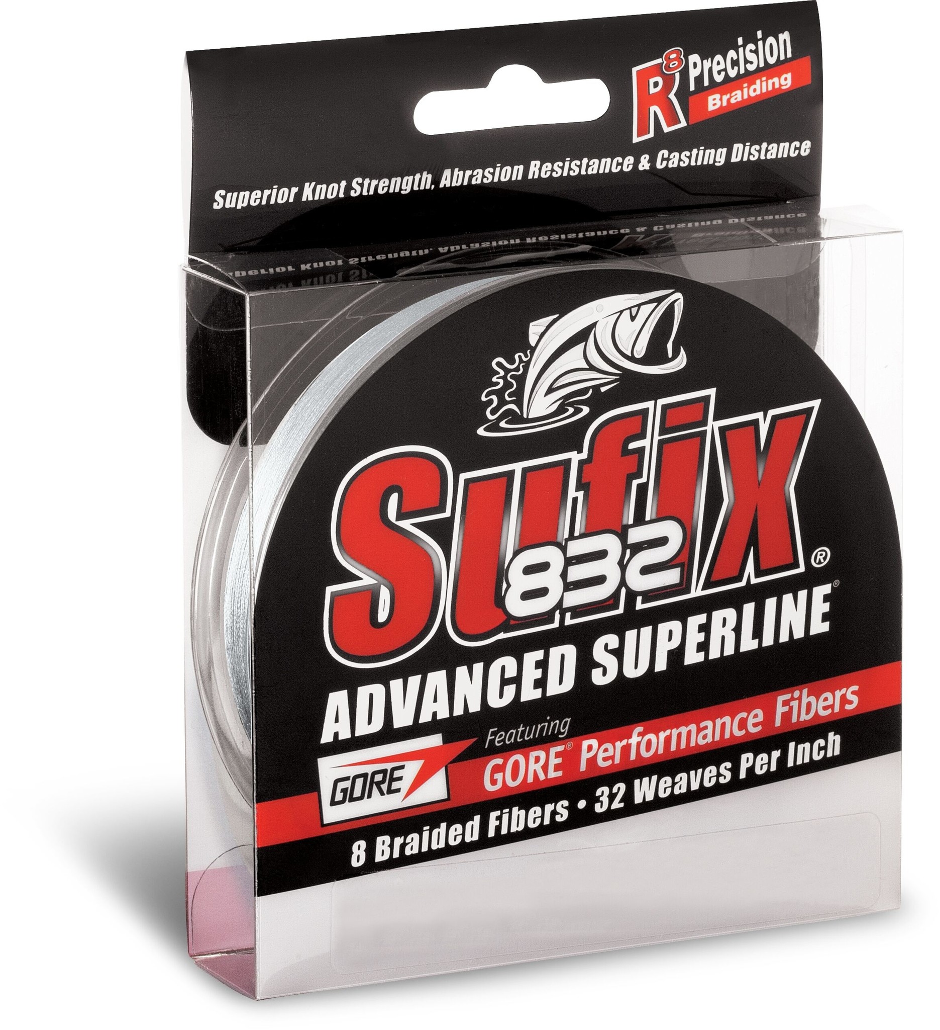 Sufix 660-315G 832 Advanced Superline Braid Fishing Line 15 lb Low-Vis