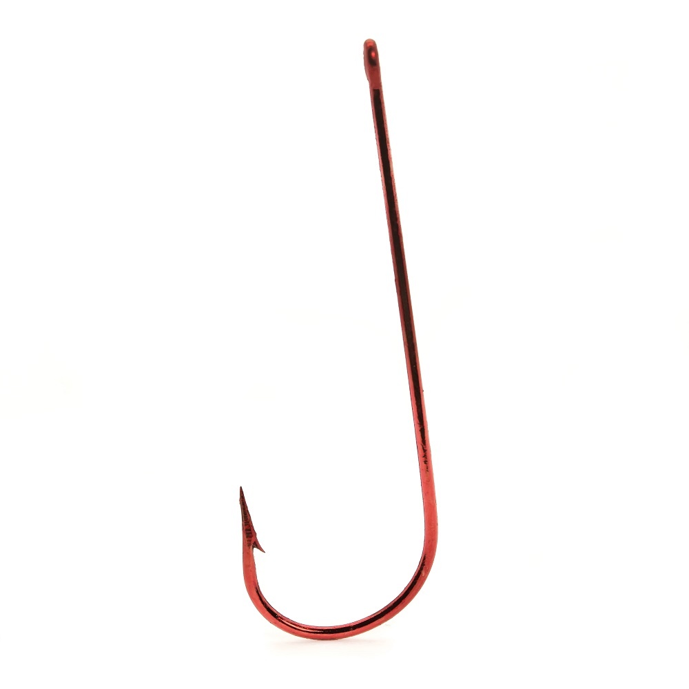 Mustad Hooks 3261-RB-2-50 RED Aberdeen Trout Panfish Bass Worm Cricket Hook