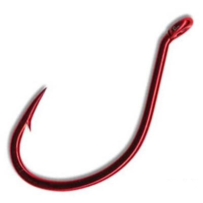 Mustad Croaker Hook, Wide Gap, Hollow Point - Duratin 2/0