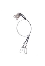 Mustad Single Strand Titanium Casting Leaders With Stay-Lok Snap