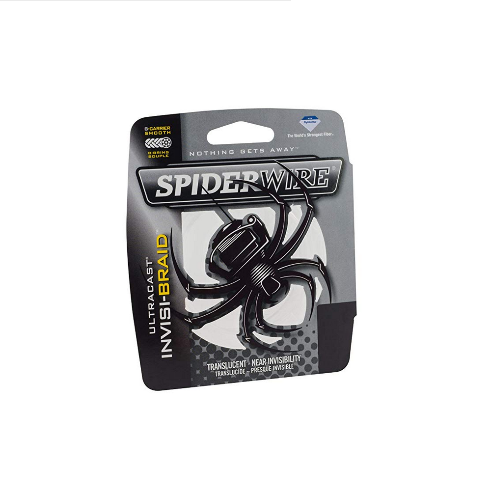 Spiderwire Ultracast Braided Line Invisibraid-Translucent 164yd