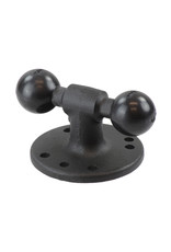 Ram Double 1" Ball Adapter with Round Base