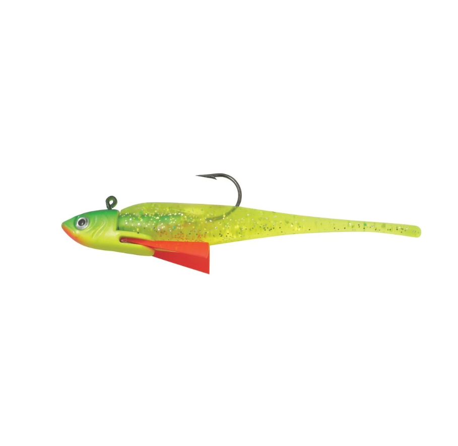 Northland Fishing Tackle reef runner 3/8oz spinnerbait: White and black  minnow