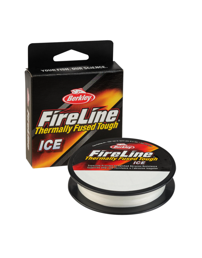 Berkley Fireline Ice Smoke Thermally Fused Ice Braid 50yd (Select lb 4,6,  8, 10)