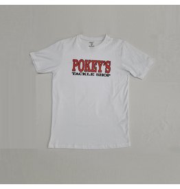Pokey's Tackle Shop Pokey's New Logo T-Shirt White