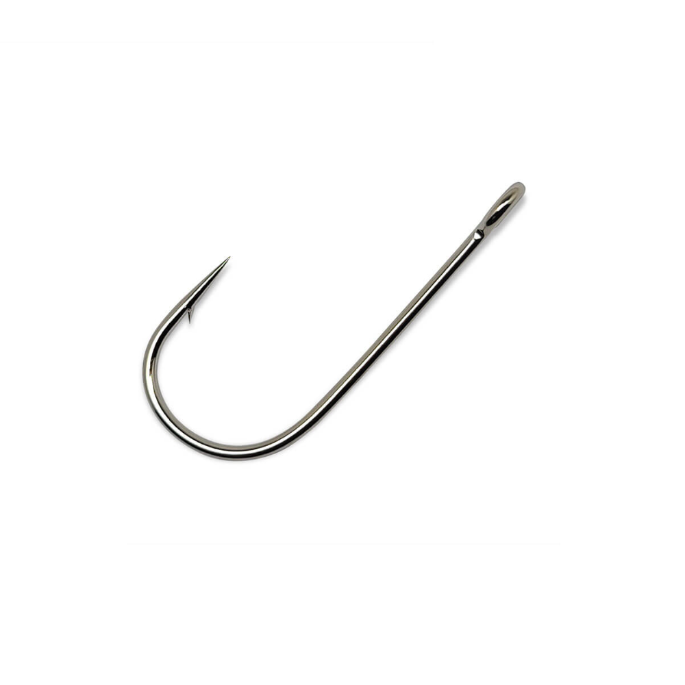 Owner American 4110P-116 Sniper Finesse-Neko Hook, Size 1/0, Silky Gray,  8pk, Hooks -  Canada