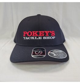 Pokey's Tackle Shop Pokey's FlexFit Tech Hat Black Limited Edition
