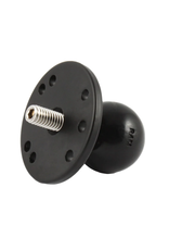 Ram Ball Adapter with Round Plate and 3/8"-16 Threaded Stud