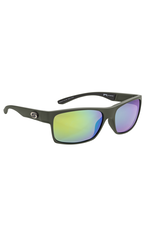 Strike King SKP Catawba Sunglasses - Matte OD Green Frame, Revo Green, Amber Lens